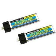 Adorama COMMON SENSE RC Lectron Pro 3.7V 220mAh 45C Lipo Battery, 2-Pack 1S220-45M