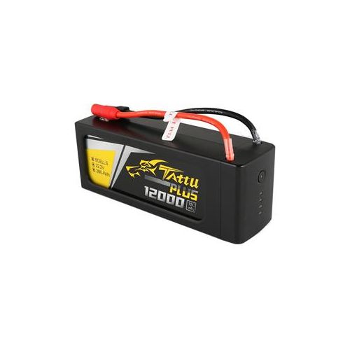  Adorama Tattu Plus 12000mAh 22.2V 15C 6S1P LiPo Smart Battery Pack with AS150+XT150 Plug TA-PLUS-15C-12000-6S1P-AS