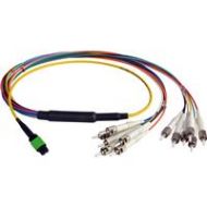 Adorama Camplex 10 MTP Elite APC Male to 12 ST UPC Duplex Singlemode Cable, Yellow CMX-MTPSMST-010