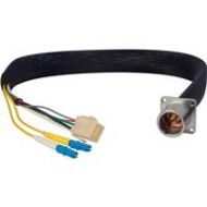 Adorama Camplex 24 LEMO EDW to Duplex ST and 6-Pin Amp Power Fiber Optic Breakout Cable HF-EDWBP3ST-24IN