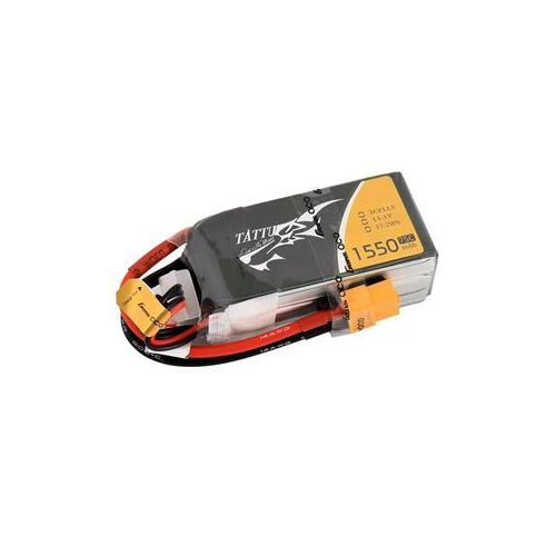  Adorama Tattu 1550mAh 11.1V 75C 3S1P Lipo Battery Pack with XT-60 Plug for Racing Drones TA-75C-1550-3S1P-XT60