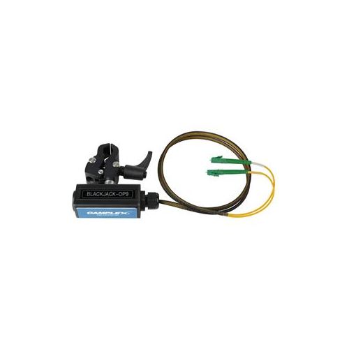  Adorama Camplex opticalCON DUO APC to Duplex LC/APC Adapter, Singlemode with Clamp BLACKJACK-OP9