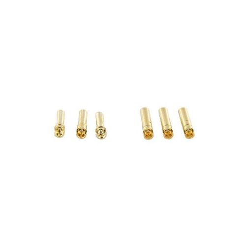  Adorama Venom 4mm Solid Micro Bullet Plug for 12 AWG Wire, 3 Sets 1707