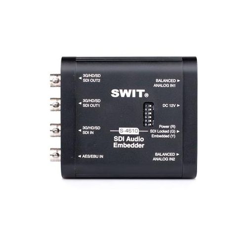  Swit Electronics S-4610 3G-SDI Audio Embedder S-4610 - Adorama