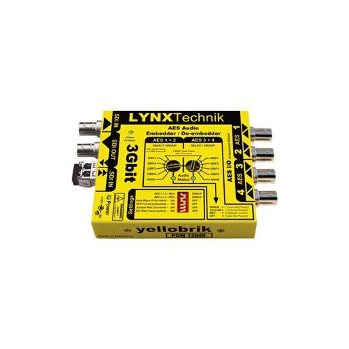  Adorama Lynx Technik AG yellobrik PDM 1284 B AES Embedder/De-Embedder, Unbalanced AES PDM1284B