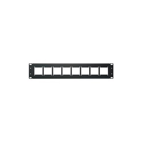  Adorama Camplex 90 Degree (Flat Front) 8-Position 2RU Empty Rack Frame for HY45 System HY45-90D2RU