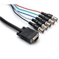 Adorama Hosa Technology Hosa 6 VGA Breakout Cable, DE15 to BNCF VGF-306