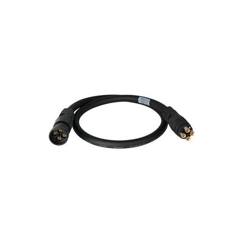  Adorama Laird 25 4K UHD Canare 3G HD-SDI 4-Channel DIN Male to Female Camera Cable 4KMDM-MDF-025