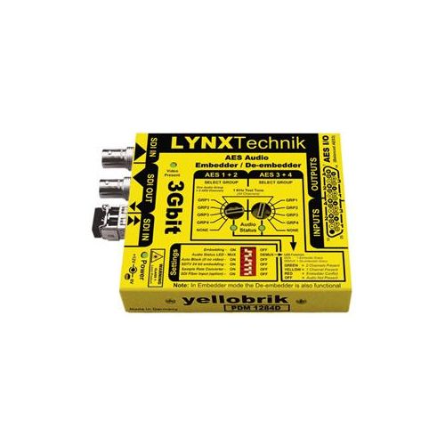  Adorama Lynx Technik AG yellobrik PDM 1284 D AES Embedder/De-Embedder, Balanced AES PDM1284D