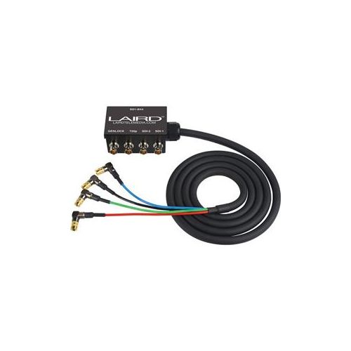  Adorama Laird RD1-BX4 MINI-Coax DIN to BNC Breakout Box for RED One Camera RD1-BX4