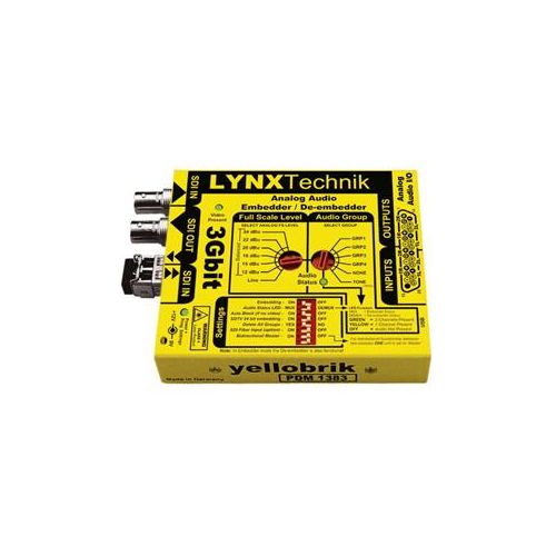  Adorama Lynx Technik AG yellobrik PDM 1383 Analog Audio Embedder / De-Embedder PDM1383