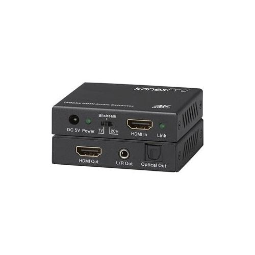  Adorama KanexPro 18Gbps 4K HDMI Audio Extractor with Dolby Atmos HAECOAX3