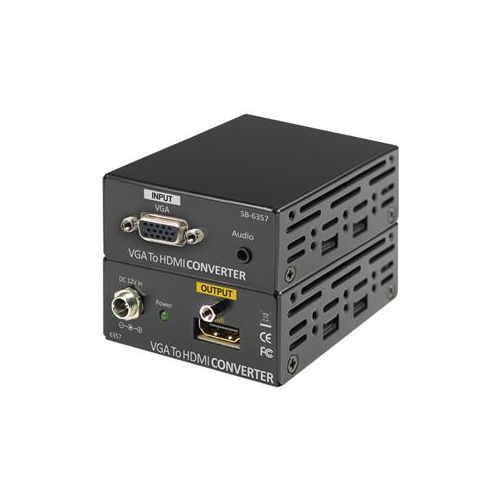  Shinybow SB-6357 VGA with Audio to HDMI Converter SB-6357 - Adorama