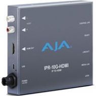 Adorama AJA IPR-10G-HDMI HD SMPTE ST 2110 IP Video/Audio to HDMI 1.4b Converter IPR-10G-HDMI