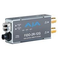 Adorama AJA FiDO-2R-12G 2-Channel Single-Mode LC Fiber to 12G-SDI Receiver FIDO-2R-12G