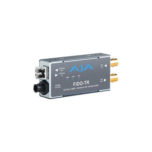  Adorama AJA FiDO-TR-MM 1-Channel 3G-SDI/LC Multi-Mode LC Fiber Transceiver FIDO-TR-MM