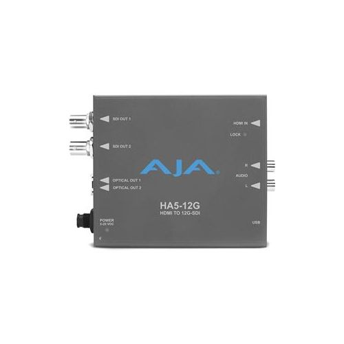  AJA HA5-12G HDMI 2.0 to 12G-SDI Mini-Converter HA5-12G - Adorama