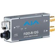 Adorama AJA FiDO-R-12G 1-Channel Single-Mode LC Fiber to 12G-SDI Receiver Mini Converter FIDO-R-12G