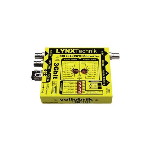  Adorama Lynx Technik AG yellobrik CDH 1813 3Gbit SDI to HDMI Converter with 3D Support CDH1813