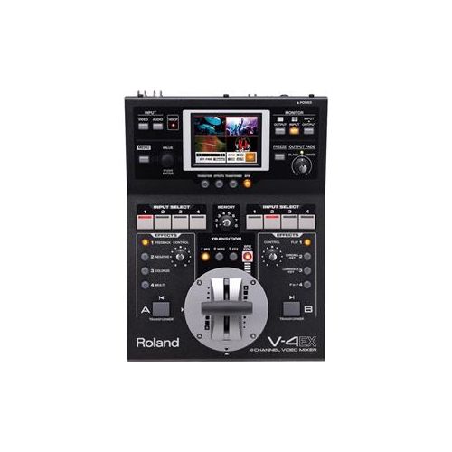  Roland 4-Channel Digital Video Mixer with Effects V-4EX - Adorama