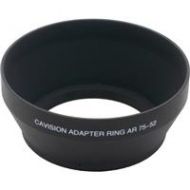 Adorama Cavision Conical Step-Up Ring, Front 75mm OD, Rear 52mm Thread, Depth 35mm ARC75-52D35