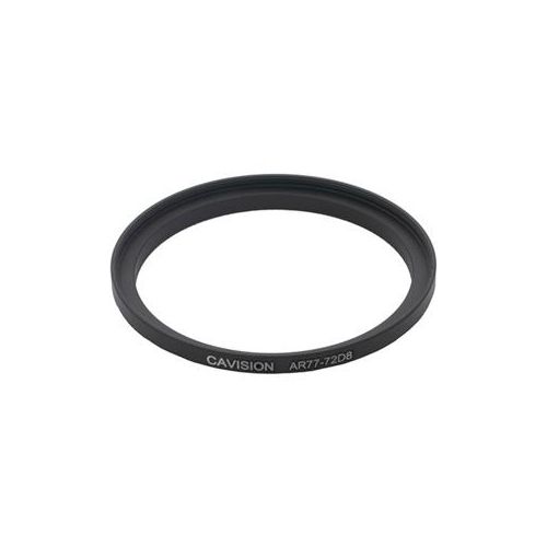  Adorama Cavision Thin Step-Up Ring, Front 77mm Thread (80mm OD), Rear 72mm Thread AR77-72D8