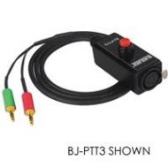 Adorama Hybrid Fiber Systems ATEM Headset PTT Belt-Clip Adapter, 4-Pin Female XLR BLACKJACK-PTT1