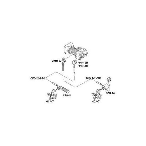  Adorama Fujinon MM-11 (Manual/Manual) Zoom/Focus Rear Control Kit MM-11