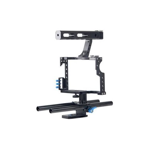  Adorama YELANGU C5 Camera Video Cage Kit for Sony GH4/A7, Blue C5-BLUE