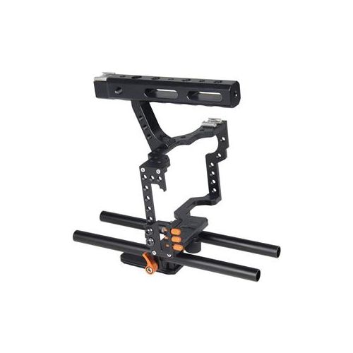  Adorama YELANGU C5 Camera Video Cage Kit for Sony GH4/A7, Orange C5-ORANGE