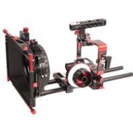 Adorama Came-TV Carbon Fiber Rig Mattebox Follow Focus Kit for Sony a7 Series, Red A7-RED-3KIT