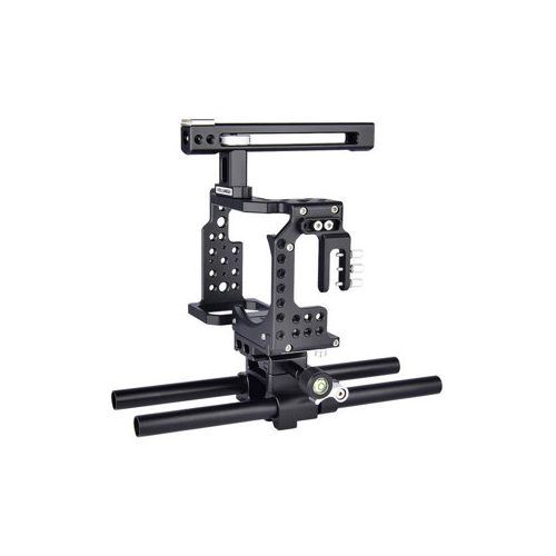  Adorama YELANGU CA7 Camera Cage Kit with Top Handle Grip Stabilizer for Sony A7 Camera CA7