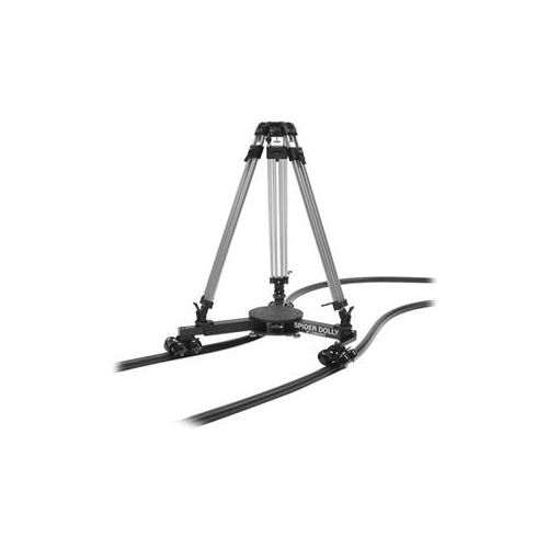  Adorama Porta-Jib 3-Leg Spider Dolly, 3x Track Wheels for Tripod, Fluid Head and Camera SP3T