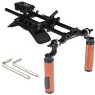 Adorama CAMVATE Pro Shoulder Mount Rig with Manfrotto QR Baseplate & 2x Rosette Handgrip C2451