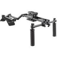 Adorama CAMVATE Shoulder Mount Rig with Manfrotto-Style QR Plate and 15mm Rod System C2240