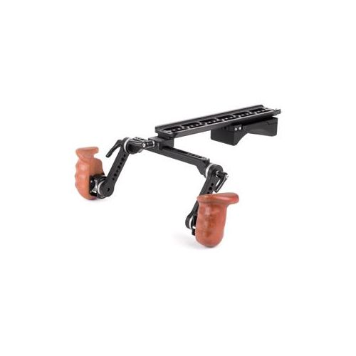  Wooden Camera Mid Shoulder Rig v2 with Wooden Grips 223700 - Adorama