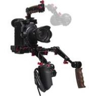 Adorama Zacuto Recoil Pro Rig with Dual Trigger Grips for Canon C300 Mark II Camera Z-C3002ER-PDG