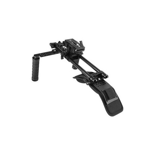  Adorama CAMVATE Shoulder Mount Support Rig with Manfrotto-Style QR Plate & Dual Handgrip C2236