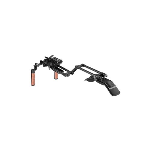  Adorama CAMVATE Shoulder Mount Rig with Manfrotto-Style Baseplate, 2x Rosette Handgrip C2514