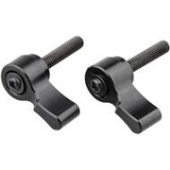 Adorama CAMVATE M5 Male Thread Rotating Knob Adjustable Screw, 22.5mm, Black, 2-Pack C1511-BLACK