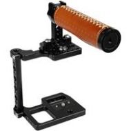 Adorama CAMVATE Half Cage with Leather Top Handle & Shoe Mount for BMPCC 4K Camera C1931