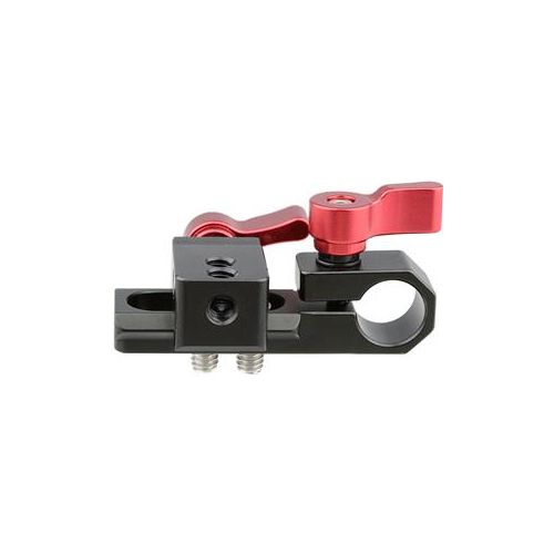  Adorama CAMVATE Single 15mm Rod Clamp, NATO Clamp for GH5, 5DMarkIII Rig, Red Wingnut C1631