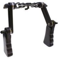 Adorama Cavision Dual Handgrips with 10cm Vertical Extension Pieces for 19mm/15mm Rods RHD19104-VE10