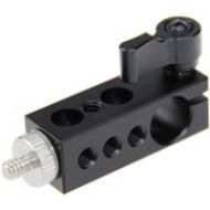 Adorama CAMVATE 15mm Rod Clamp with 1/4-20 Threads and Screw, Black Lever C1096