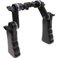 Adorama Cavision Dual Handgrips with 6cm Vertical Extension Pieces for 15mm Rods RHD1560-VE6