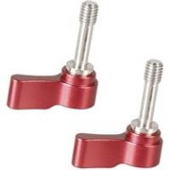 Adorama CAMVATE M6x22mm Ratchet Wingnut Assembly Knob, 2 Pieces, Red C2160