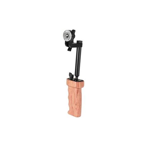  Adorama CAMVATE Wood Handgrip Kit with Built-in Ball Head Connection and Rosette Mount C2244