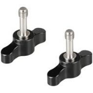 Adorama CAMVATE M6x18mm Thumbscrew Assembly Knob, 2 Pieces, Black C2157