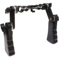 Adorama Cavision Dual Handgrips with 6cm Vertical Extension Pieces for 19mm/15mm Rods RHD19104-VE6