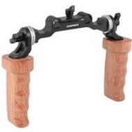 Adorama CAMVATE Dual ARRI Rosette Wooden Handgrip with 15mm Railblock C2422